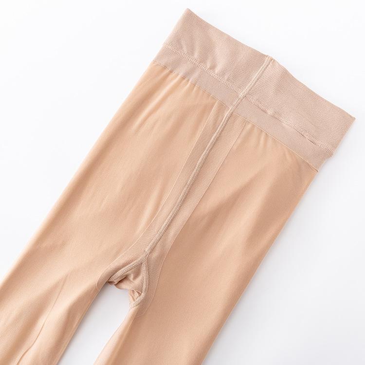 Adjustable T-Crotch Nude Leggings - Soft, Velvet Lined, Autumn/Winter Pantyhose to Prevent Snags
