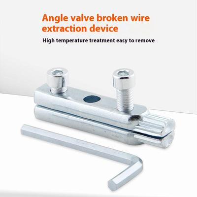Extracteur de Vis Cassée Outil pour Robinet Vanne d'Angle Kit de Réparation Multifonctionnel de Tuyau d'Eau Pour Usage Domestique
