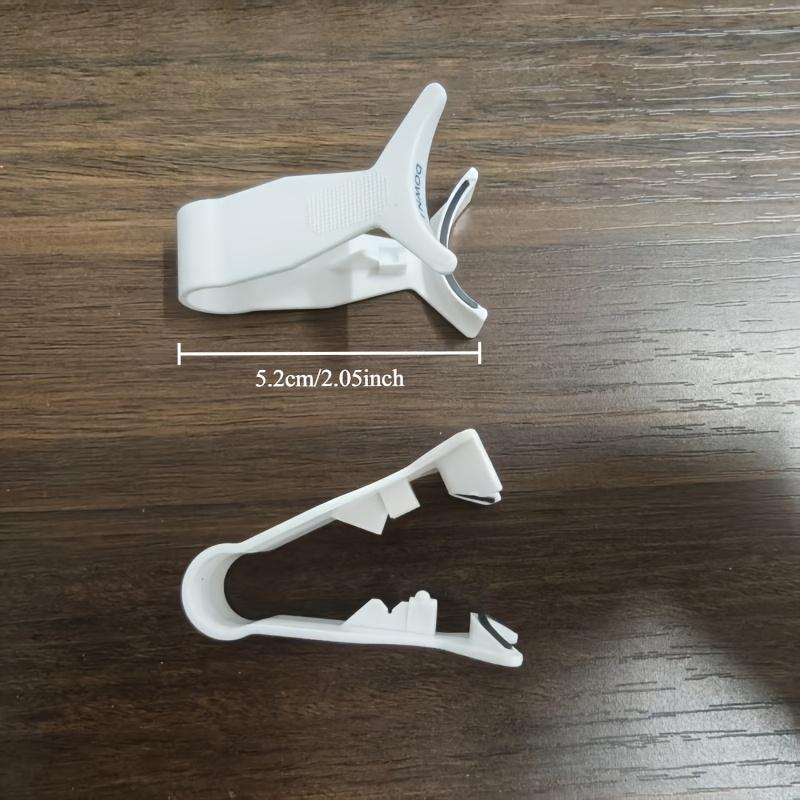 

1 шт. Магнитный зажим для накладных ресниц, многоразовый, компактный, портативный, V-образной формы, легко надевать белый