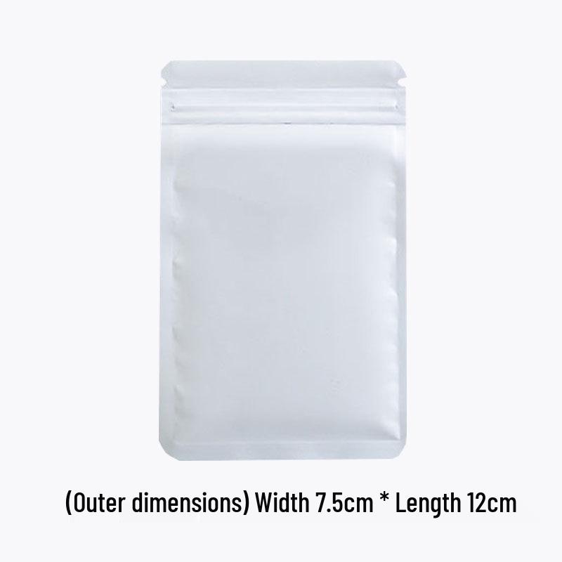 Double-Sided Frosted Aluminum Foil Self-Sealing Opaque Packaging Bag for Colored Ornaments
