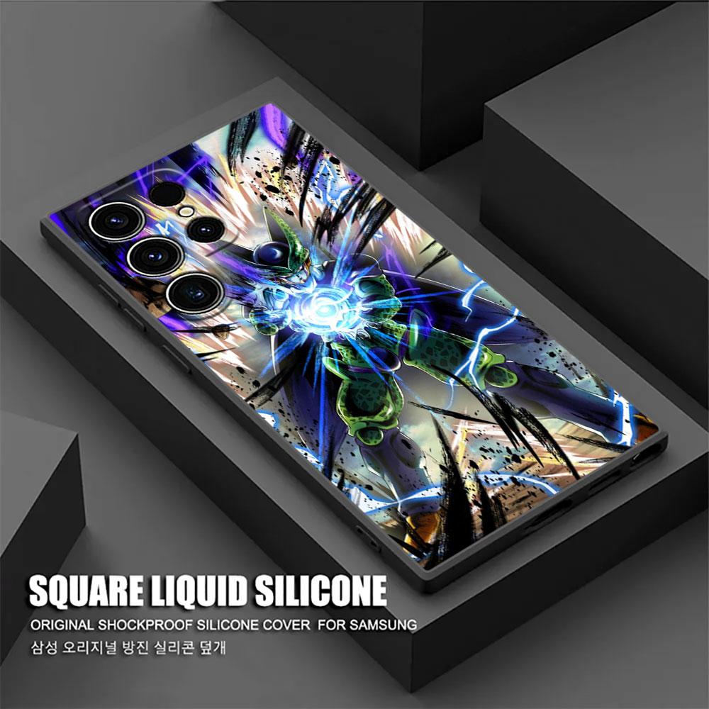 

Gogeta Blue Goku Phone Case For Samsung Galaxy S25 S24 S23 S20 S21 FE S26 S22 Ultra 5G S26 Plus S25FE Coque Soft Silicone Cover Galaxy S21 Ultra