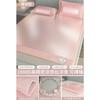 Constant Temperature Ice Silk Cooling Mat 3-Piece Set Machine Washable Summer Fitted Sheet Bedding for Home Bedroom Air-Conditioned Room 1.5m 1.8m Bed