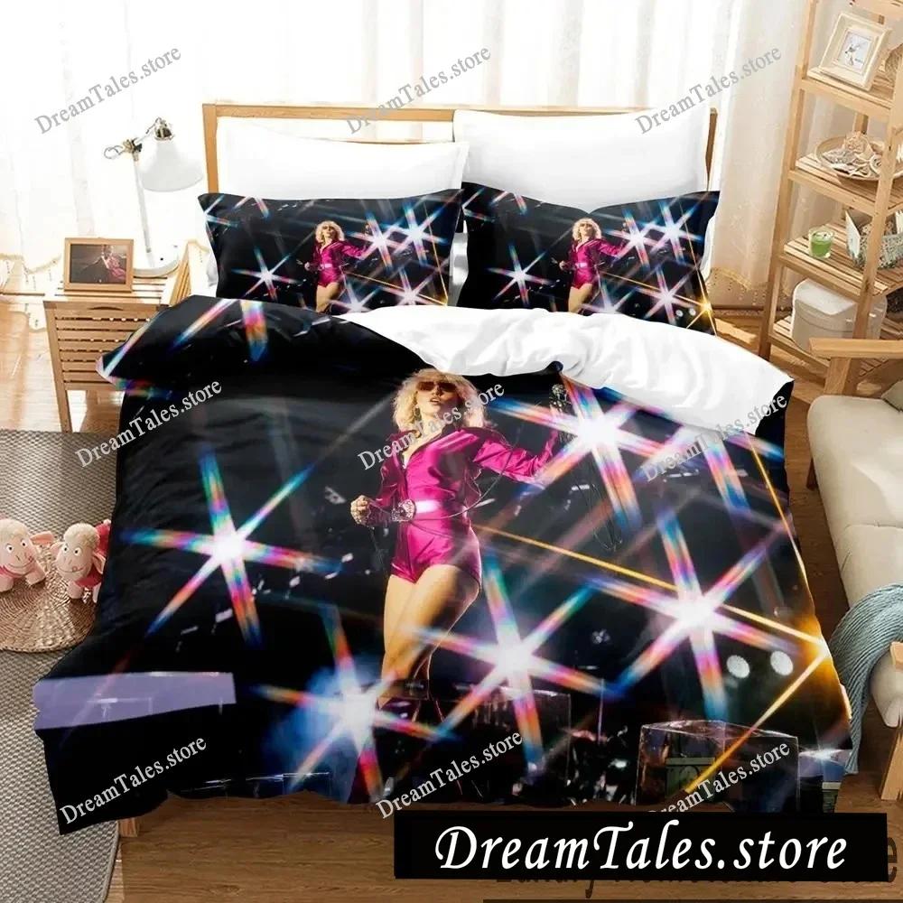 Exquisite 3D Miley Cyrus Singer Wallpaper Print Bedding Set Duvet Cover Comforter Bed Youth Kids Girls Boys Gift741