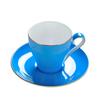 220ML, set tazza e piattino da caffè in porcellana d'ossa colorata, set tazze nespresso, tazze caffè termos tazza da caffè, set tazze cappuccino