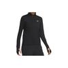 Nike Element Half-Zip Running Fitness Top Women Tops Black CU3221-010