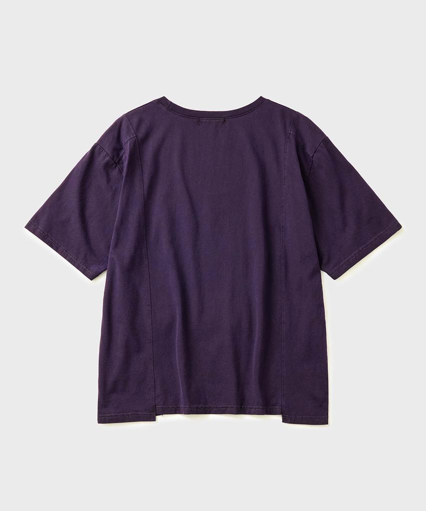 HOOVES Contour Line Short Sleeve T-Shirt [Dying Purple]