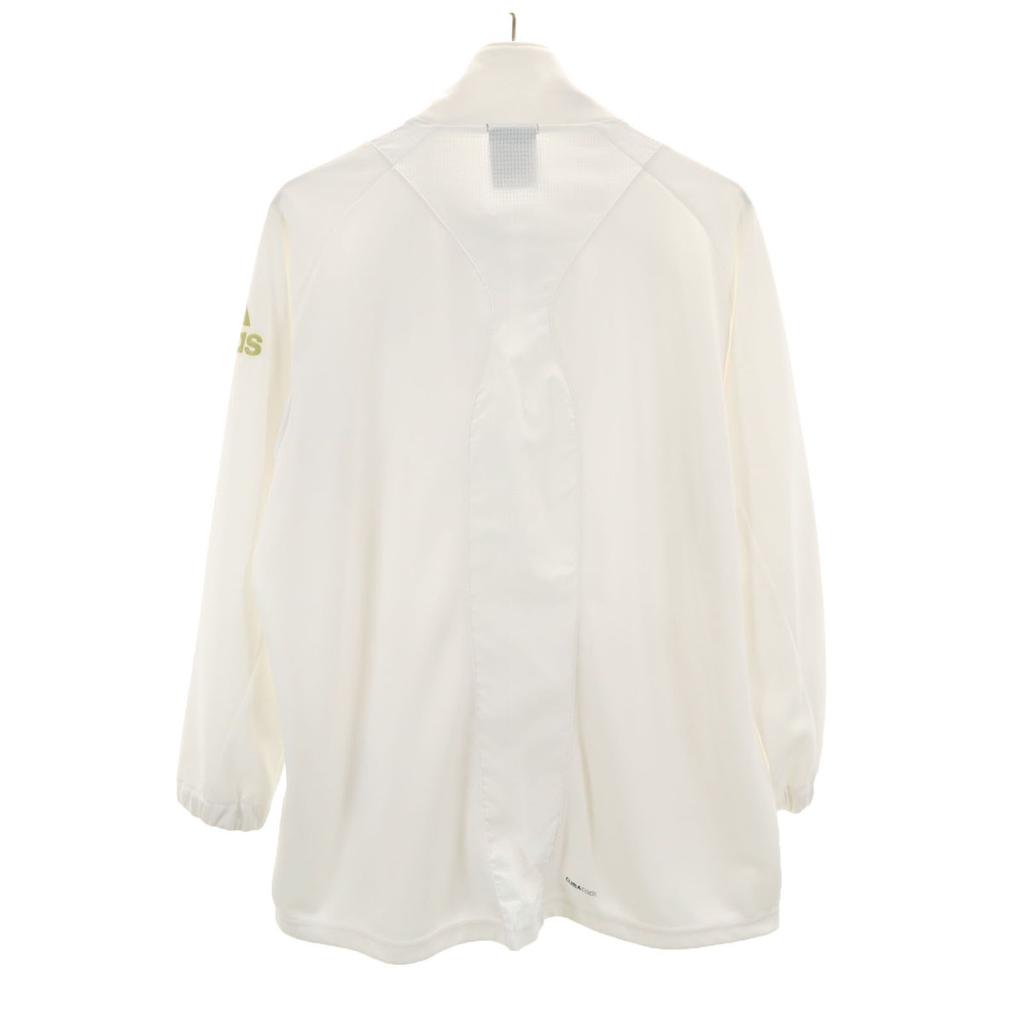 adidas mesh switching Track jacket L white Men's Used
