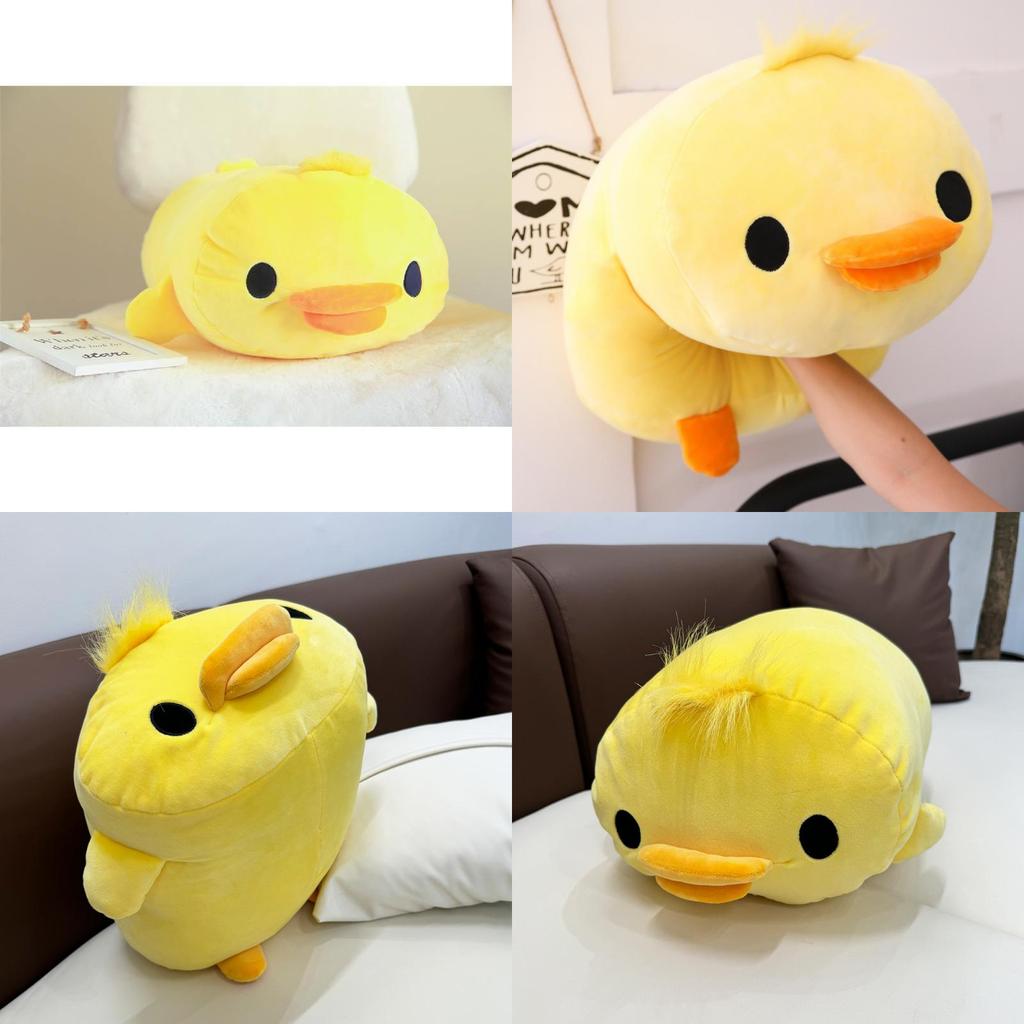 Adorable 40cm Yellow Duck Plush Pillow Comfortable For Sleeping Soft Stuffed Toy