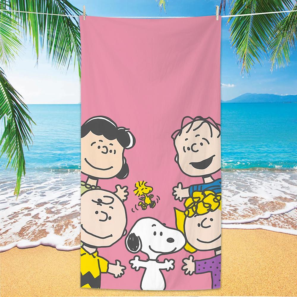 Popular Microfiber Beach Towel Cartoon Children'S Class A Beach Towel Summer Beach Towel
