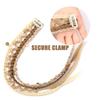 18-Inch Hand-Woven Bohemian Style Clip-In Braids Extension Piece, Bohemian Dreadlock Style, Synthetic Fiber Weave Extension for Women