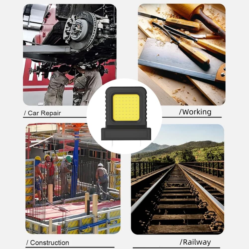 Jobsite Lighting Cordless Floodlight For Vehicle Repairs High Brightness LEDs Lightweight And Compact For Compatible Battery