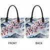  Watercolor Cherry Blossom Print Tote Bag