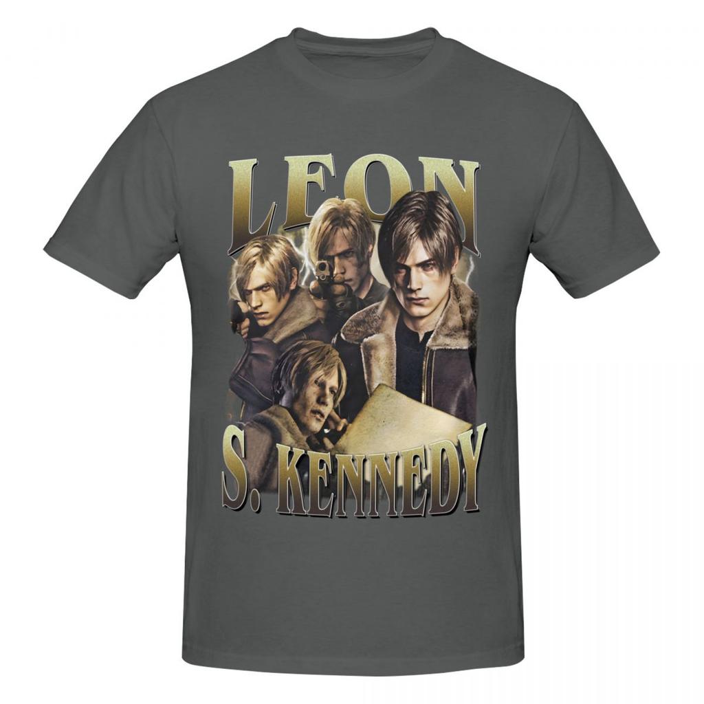 Unisex Leon S Kennedy Funny T Shirt Streetwear Oneck Cotton Tshirts