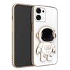For OPPO A6 Pro Case Shining Astronaut Spaceman Bracket Holder Design soft plating For OPPO A6 Pro Back cover