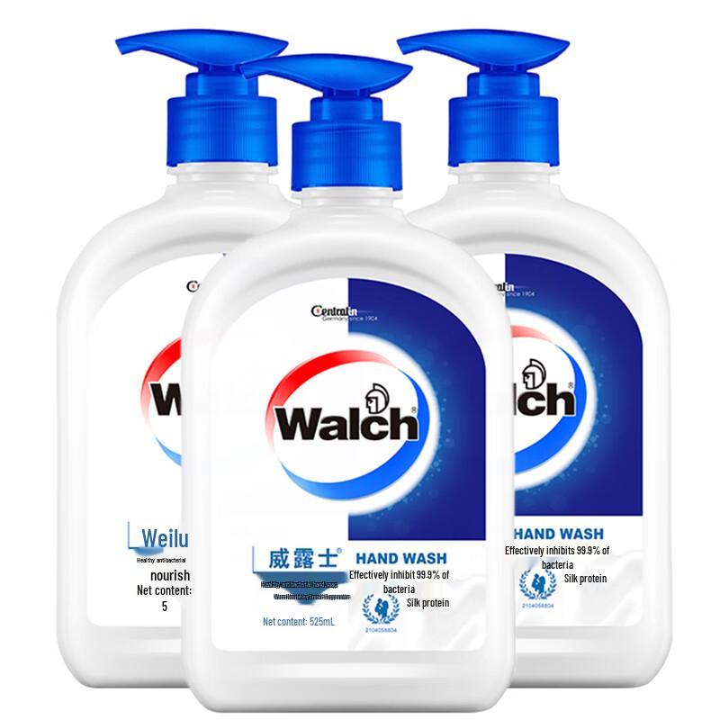 

Walch Antibacterial Silk Protein Hand Wash (3x525ml)
