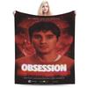 Funny Obsession Horror Movie Blanket Soft Flannel Relax Throw Blanket Machine Washable