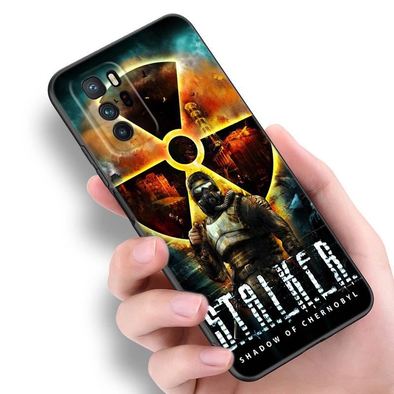 Game Stalker Clear Sky Black Silicone Phone Case For Xiaomi POCO X3 X4 NFC F5 M3 M4 M6 X5 X6 Pro F3 F4 GT 5G C55 C65 M5
