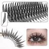 12 Rows Cluster Lashes Kit Comic Spire Mink Lashes Extensions Individual Lashes  Eye Makeup Tools