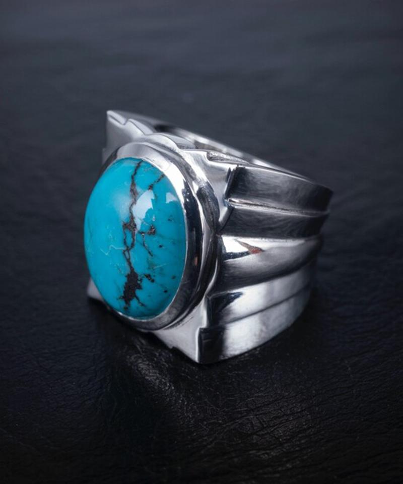 Josilver Signature Square Ring (Jumbo) - Turquoise