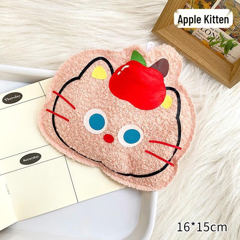 Fumede Cartoon Cute Teddy Fleece Hot Water Bottle