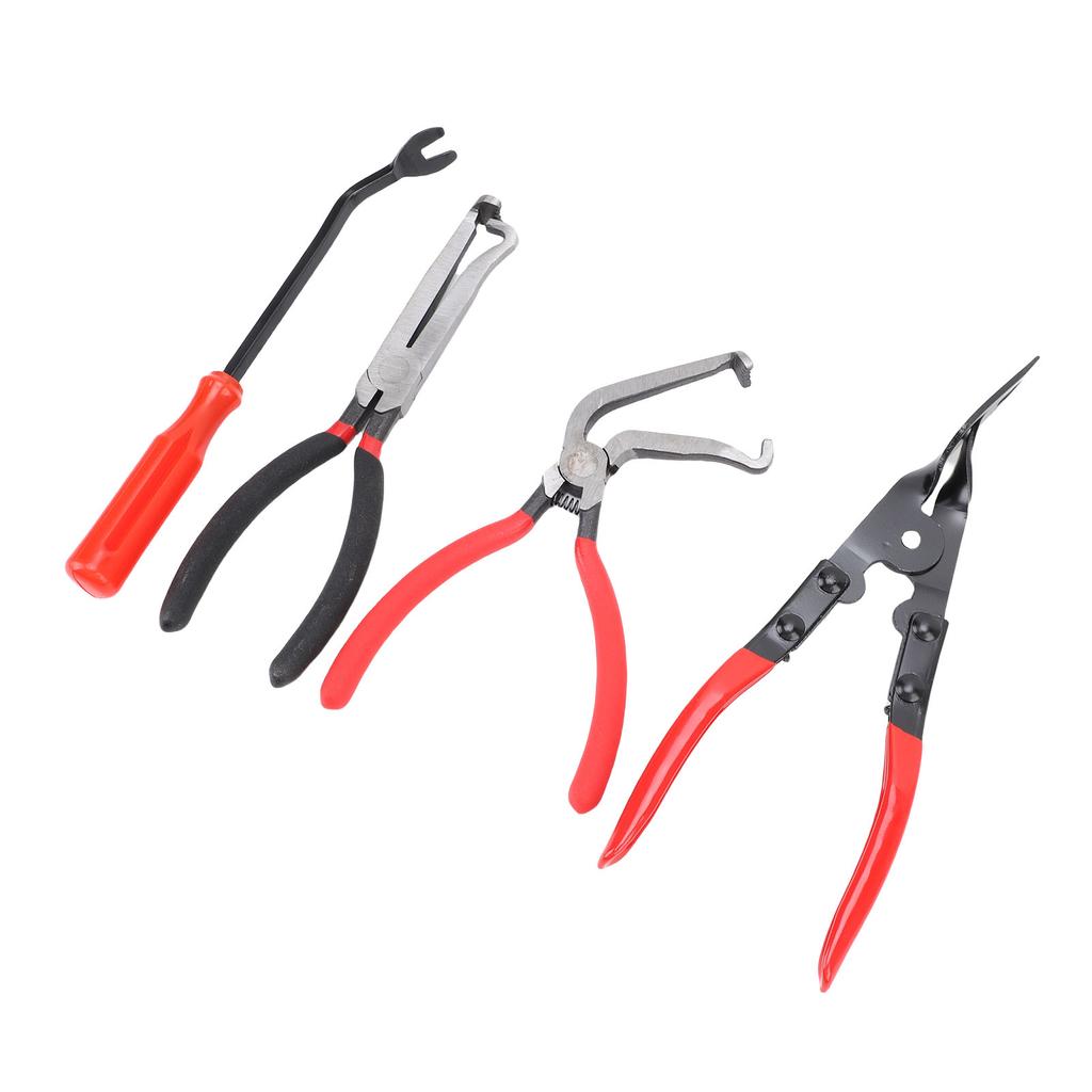 Electrical Disconnect Pliers Set 8 Inch Straight 60 Degree Electrical Connector Disconnect Tool Clip Pliers and