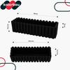 Flowerpot Balcony Box for Balustrade Terrace Flowers Anthracite 60cm 6 PCS