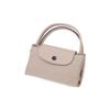 Longchamp Le Pliage 23 Short Handle Foldable Polyurethane Leather Canvas Tote Bag Women tote bags Pink 1621619566