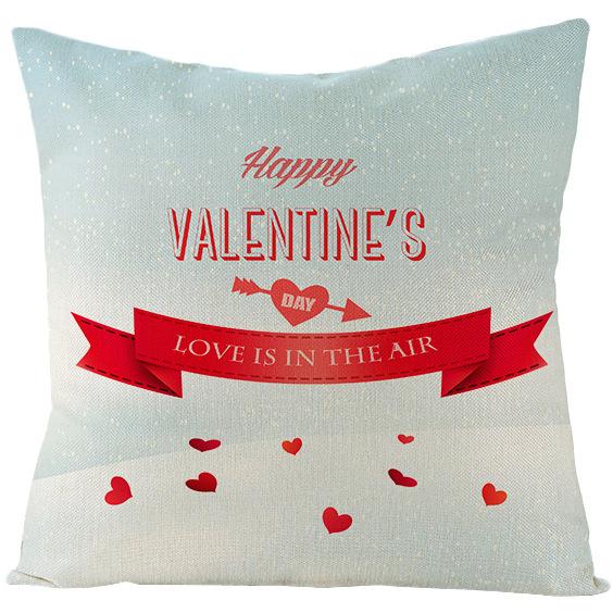 

Полиэстеровая наволочка на подушку ко Дню святого Валентина, наволочка на подушку серии Home Love Tree, квадратная наволочка на подушку для дивана 45 * 45Cm (excluding pillow core)