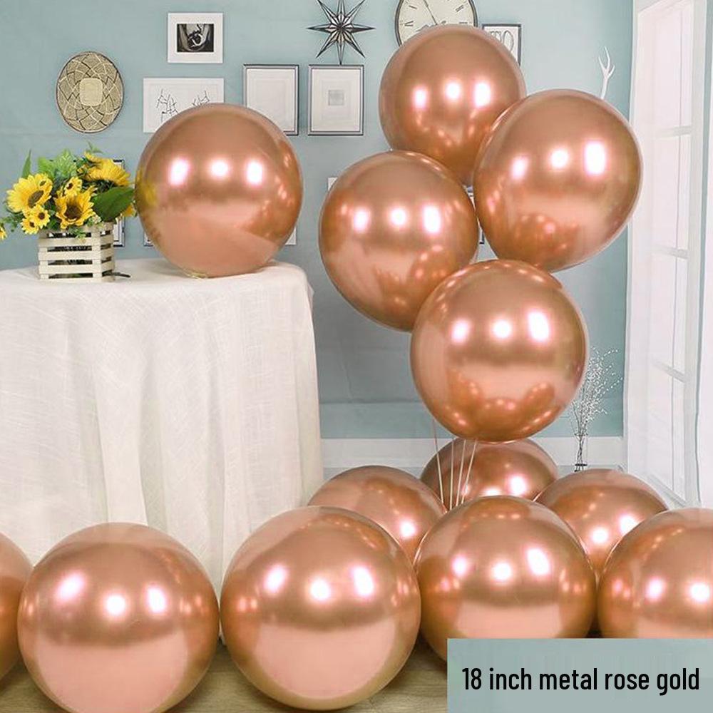 Cross-border Metal Balloons: Wedding & Party Room Decor in 5-inch to 18-inch Sizes