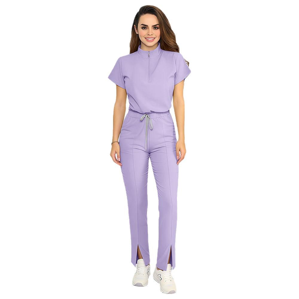 Unisex Short-Sleeve Medical Uniform Set: Handwashing, Doctor, Surgical, Dental, Hospital, Nurse Gown.