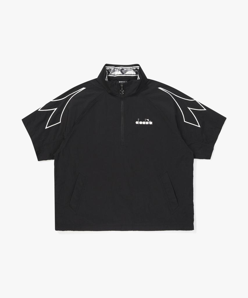 Diadora Bento Stand Neck Anorak Black