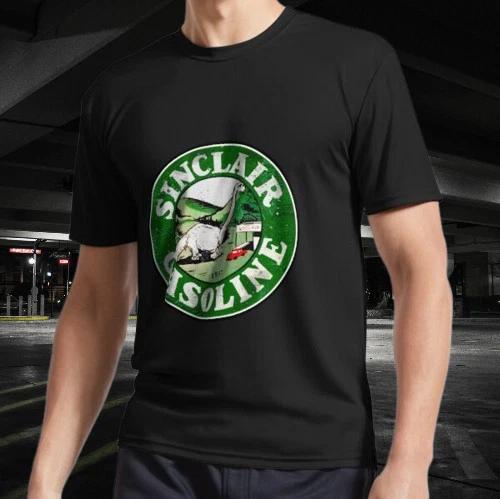 Sinclair Dino Gasoline sign Logo T-Shirt Funny Logo American Men s T-Shirt XL