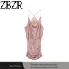 ZA New Arrival Women's Clothing ZR Fashion Wind Export Silm Open Back Sequin Decoration Mini Dress 4813336
