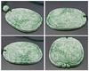 Stone Street Phoenix Carving High-Quality Jadeite Natural Stone Necklace Noble Queen Amulet