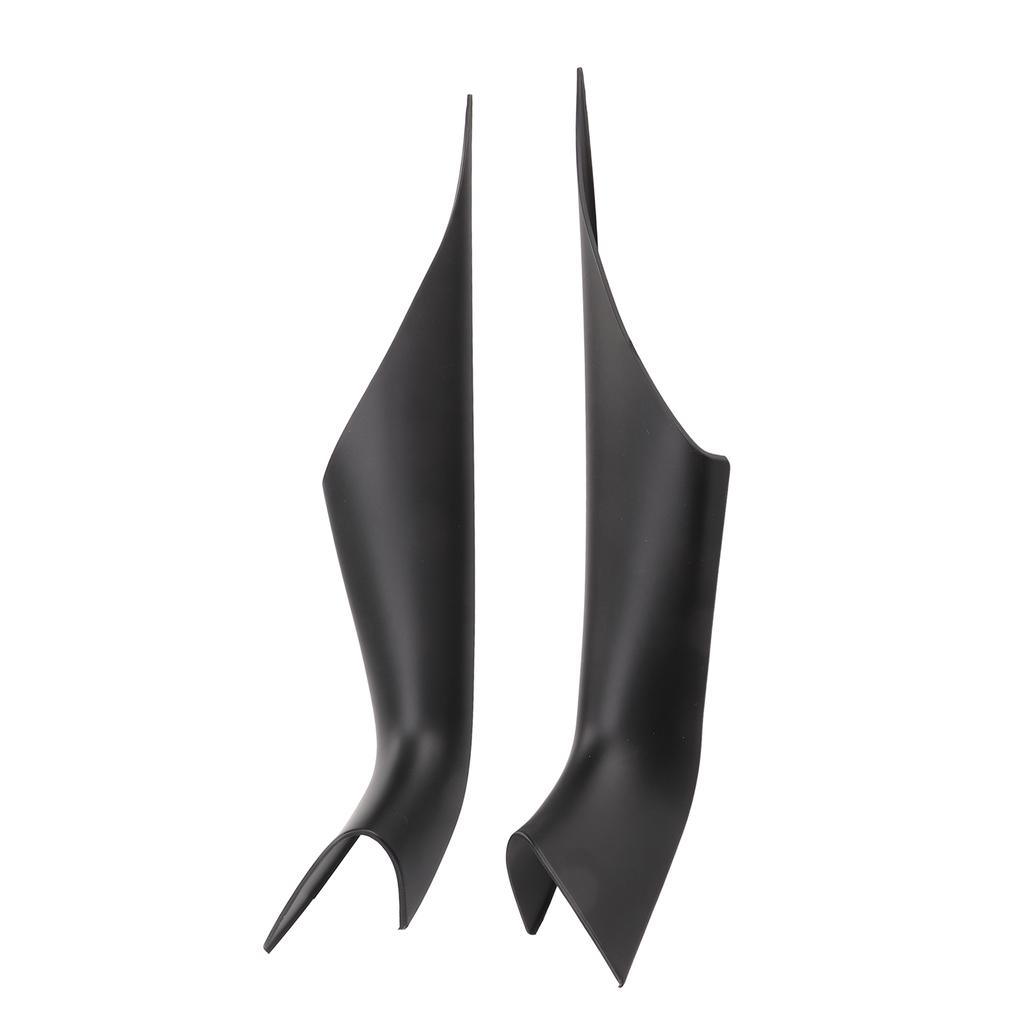 Pair Car Interior Inner Door Handle Cover Trim Left Right Side for 5 Series G30 2017 Upwards Matte Black