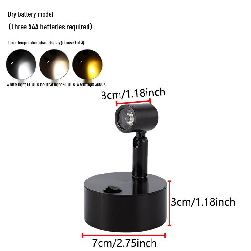 Wireless Jewelry Display Spotlight with Battery