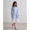 Demana Gradient Stripe Commuter Dress