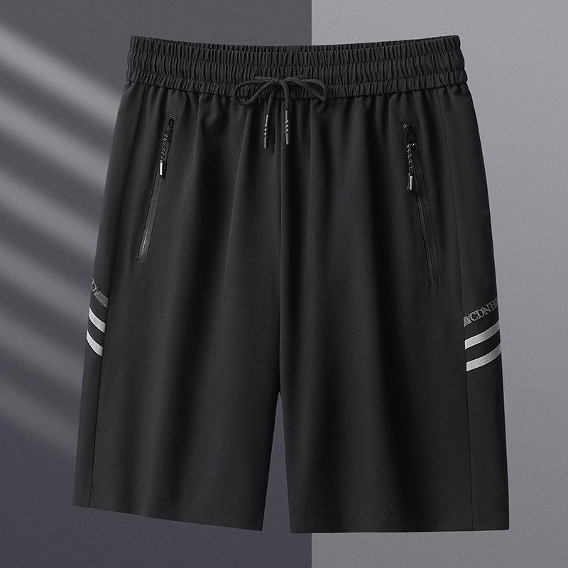 

Летние тонкие спортивные шорты большого размера для мужчин, быстросохнущие дышащие свободные повседневные брюки для бега и фитнеса XXXXXL