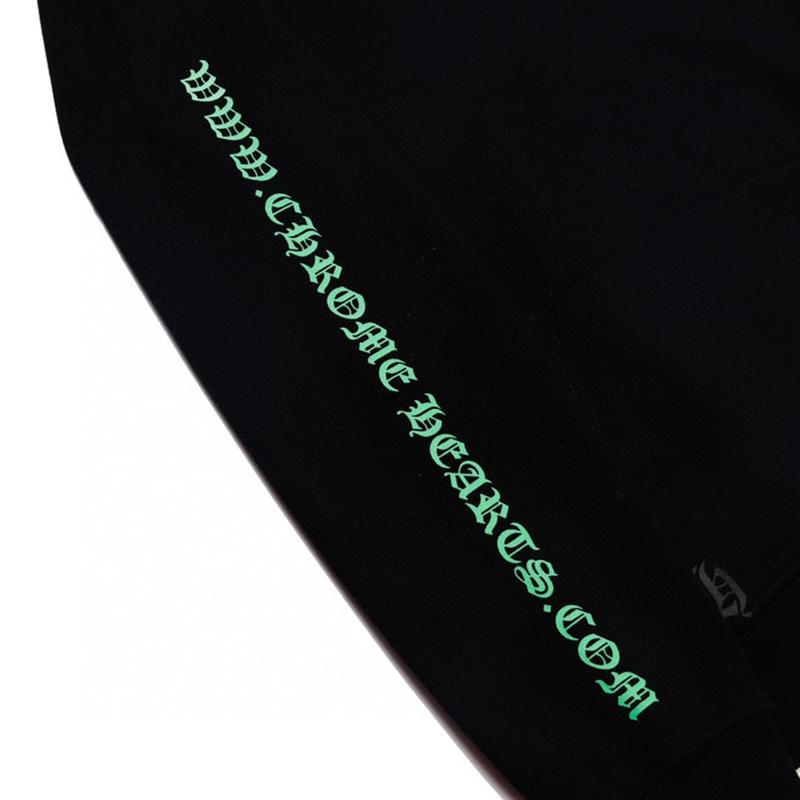 805 CHROME HEARTS 2025 Herbst und Winter Neues Übergrößen-Kapuzensweatshirt im klassischen Stil mit Logo, geeignet für Paare