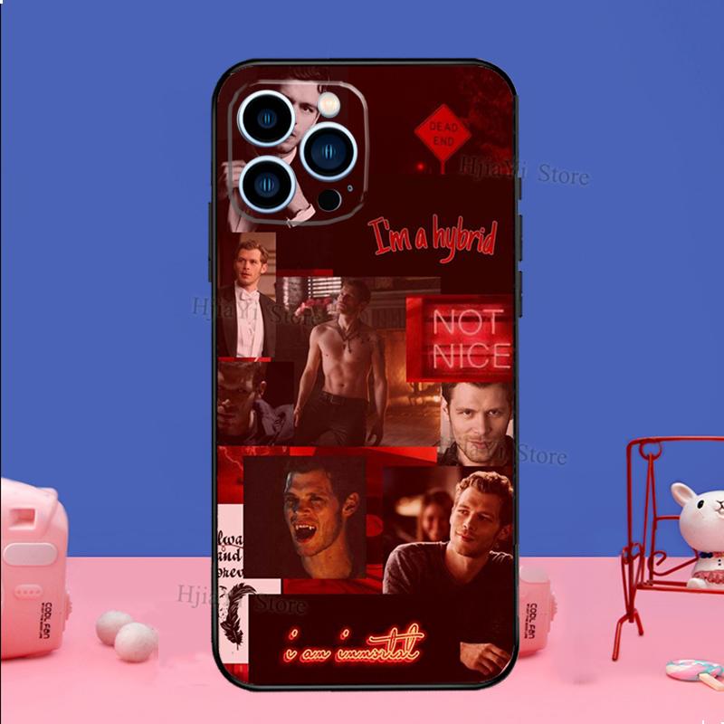 Klaus Mikaelson The Vampire Diaries Phone Case For iPhone 16 15 11 12 13 14 Pro Max Mini X XS XR Plus SE2 Funda Coque Cover