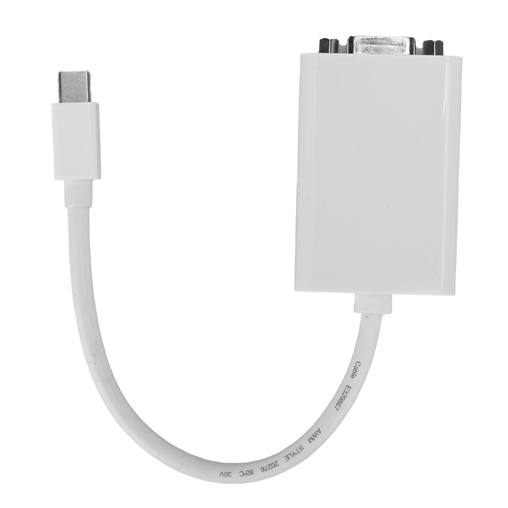Mini DP Mâle vers VGA Femelle Convertisseur Haute Définition 6,7 pouces Câble Adaptateur pour Ordinateur
