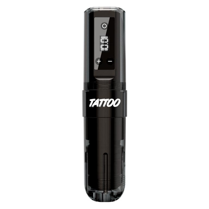 

Wireless Tattoo Pen Rechargeable 3.5Mm Stroke Tattoo Machine 1600Mah Capacity Battery Permanent Makeup Machines Tattoo Supplies чёрный
