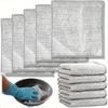 20pcs Multi-Purpose Wet and  Scratch-Free Steel Dish Cloths, Reusable Cleaning Pads, Steel Scrubber Mats, Microfiber Dish Towels