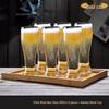Changqi 580ml Tapered Beer Glass Set with Tray