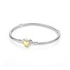 Originale 925 Sterling Sølv Armbånd Armbånd Krystallkule Kjærlighet Hjertelås Perler Charms Moments Armbånd For Kvinner DIY smykker