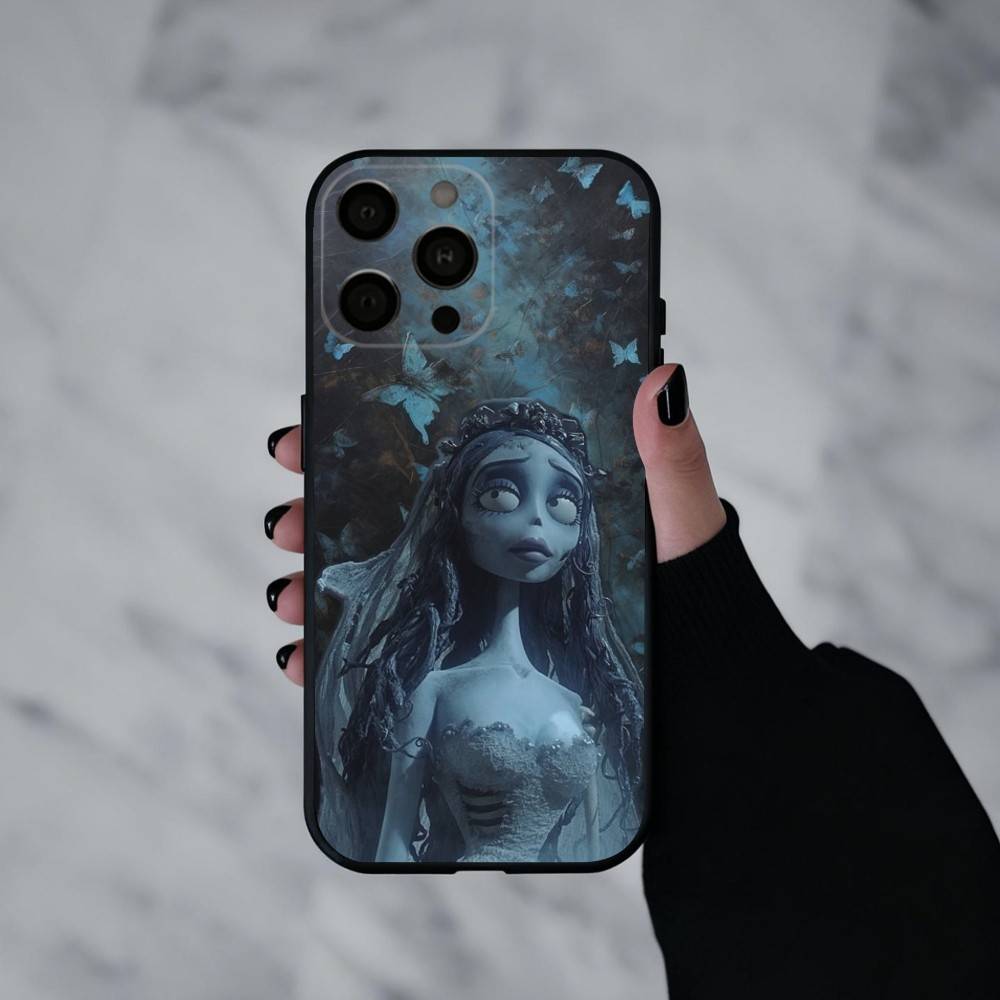 

CB C-Corpse B-Bride-s H-Horror-R Чехол для телефона для iPhone 17pro, 16,15,14,13,12,11 X XR Plus,Другие Мягкий Черный Чехол iPhone13PROMAX