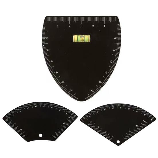 1/3Pcs Fast Drawing Eyebrow Design Ruler Microblading Mapping Shaping Template Tool Permanent Eyebrow Makeup