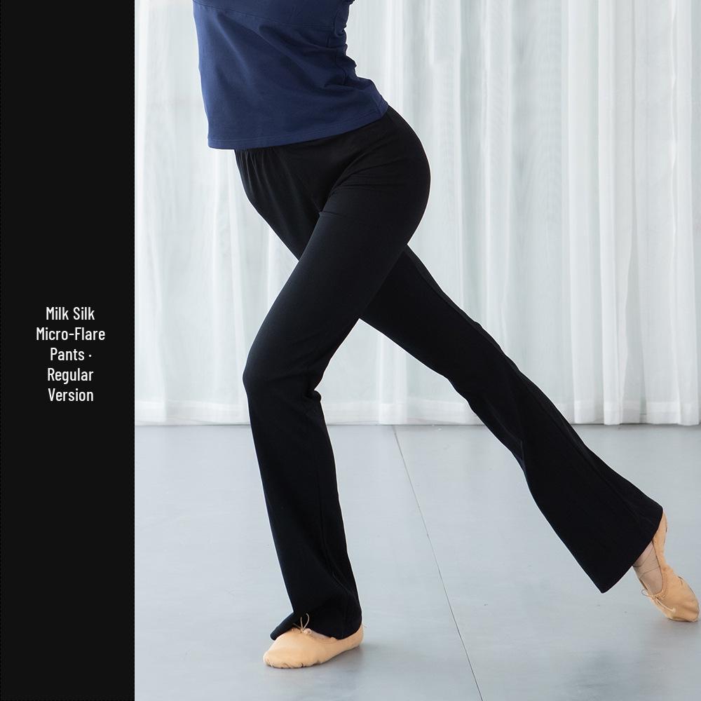 Micro Flare Yoga Dance Pants for Women - Autumn/Winter Practice & Training Trousers