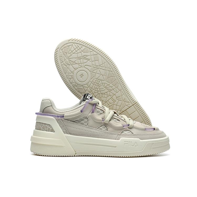 FILA Salto Comfortable Wear resistant And Lightweight Low top Vintage Basketball Shoes Women's Oat F12W141225FOM