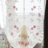 2026 Flower Embroidery Pulling Curtain Window Screen Lace Curtains, Lifting Curtains, Partition Curtains, Balloon Curtains